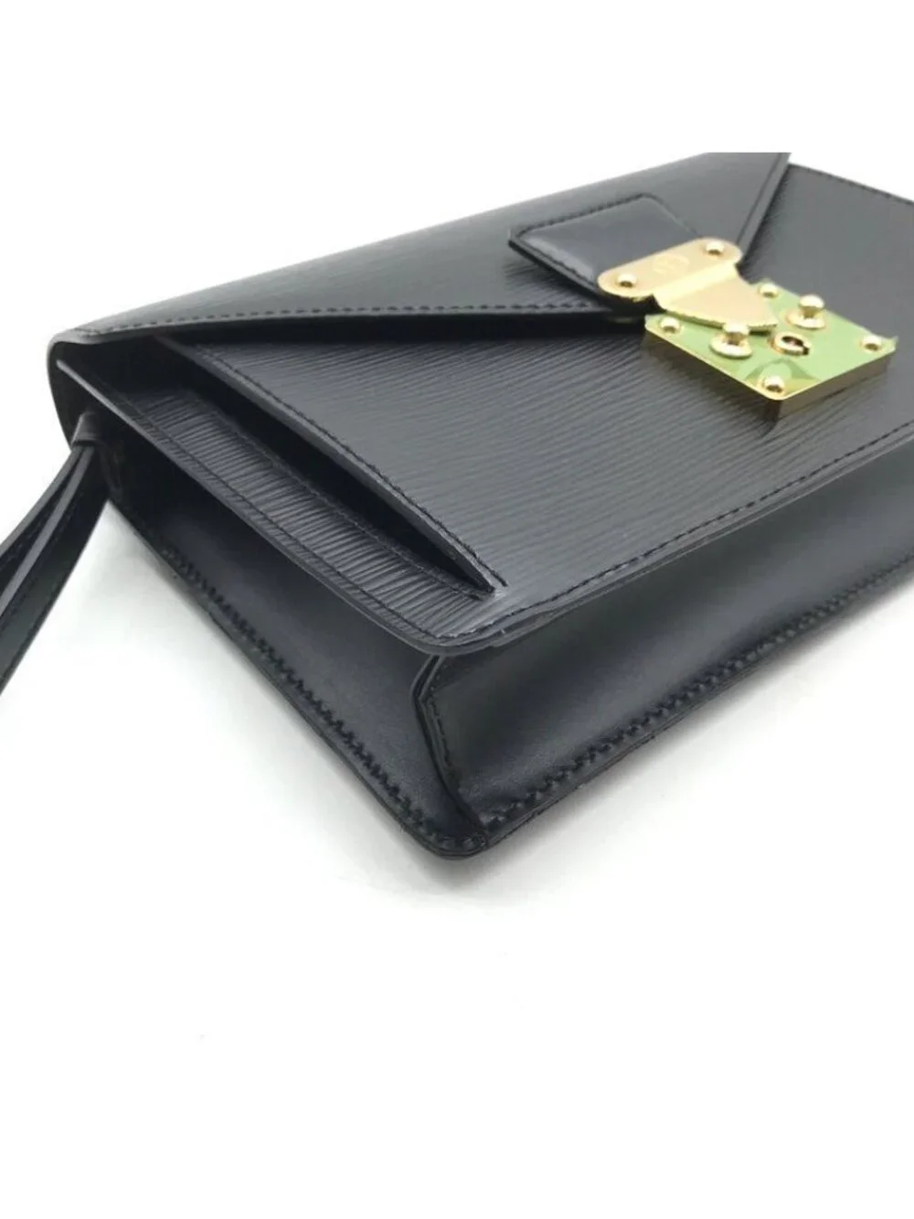 Louis Vuitton Epi Sellier Dragonne Second Hand Bag Black Bag